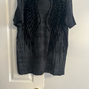 Black xl affliction t shirt